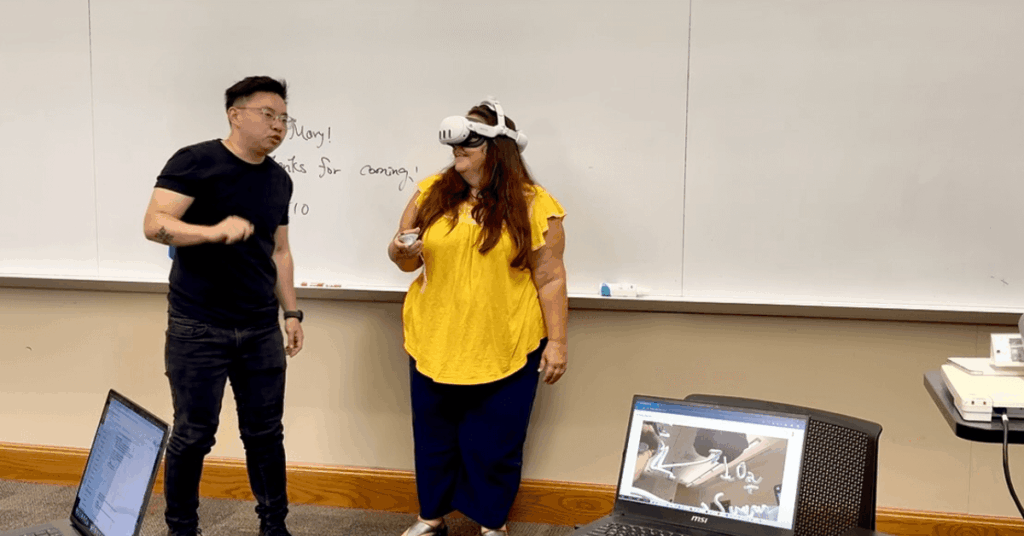 Chaio Lin OXR User Testing session with Elementry teacher